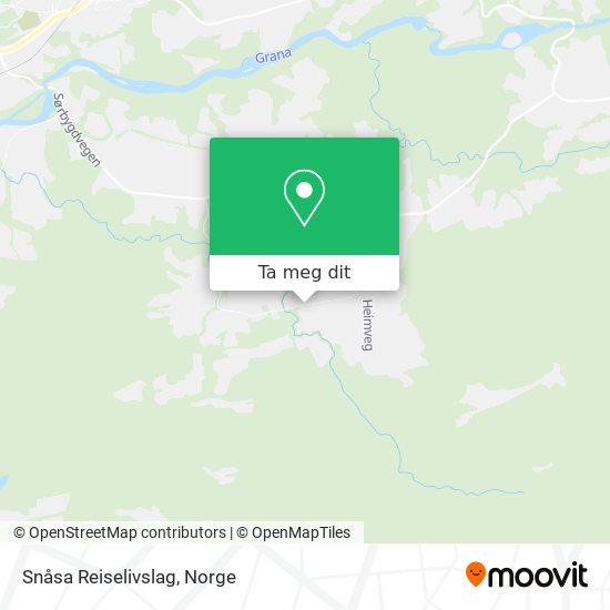 Snåsa Reiselivslag kart
