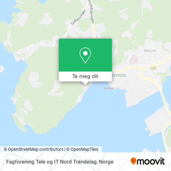 Fagforening Tele og IT Nord Trøndelag kart