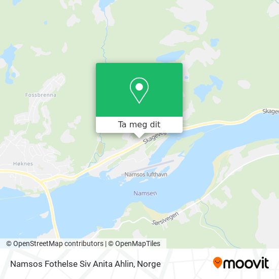Namsos Fothelse Siv Anita Ahlin kart