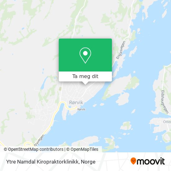 Ytre Namdal Kiropraktorklinikk kart