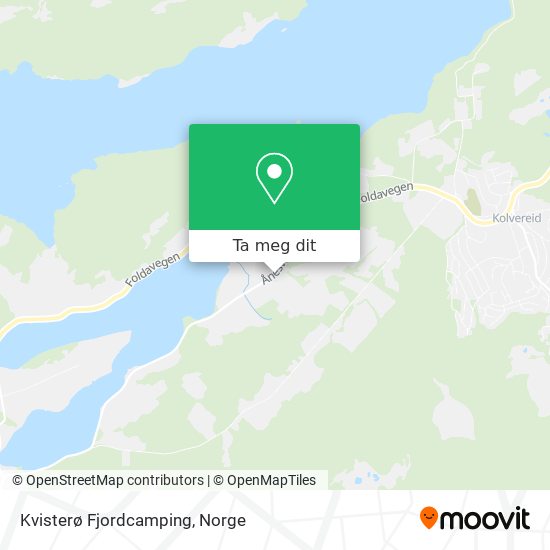 Kvisterø Fjordcamping kart