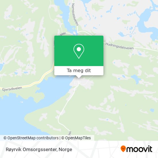 Røyrvik Omsorgssenter kart