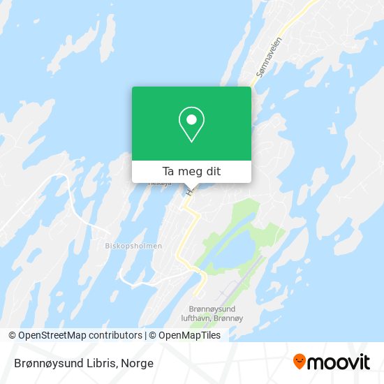 Brønnøysund Libris kart