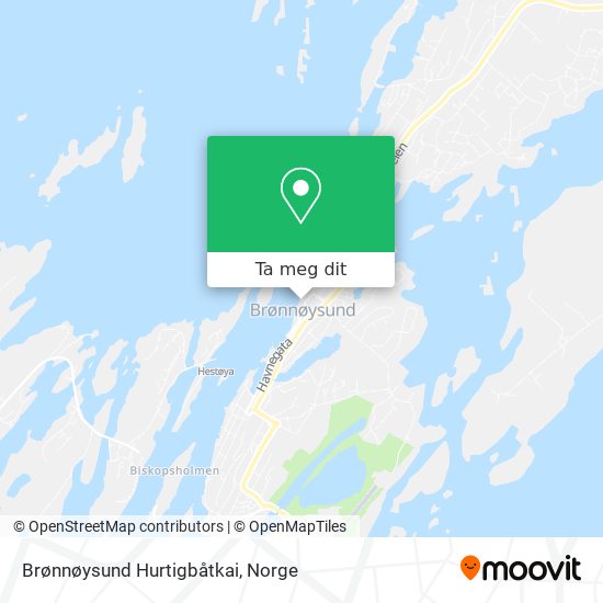 Brønnøysund Hurtigbåtkai kart