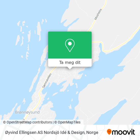 Øyvind Ellingsen AS Nordsjö Idé & Design kart
