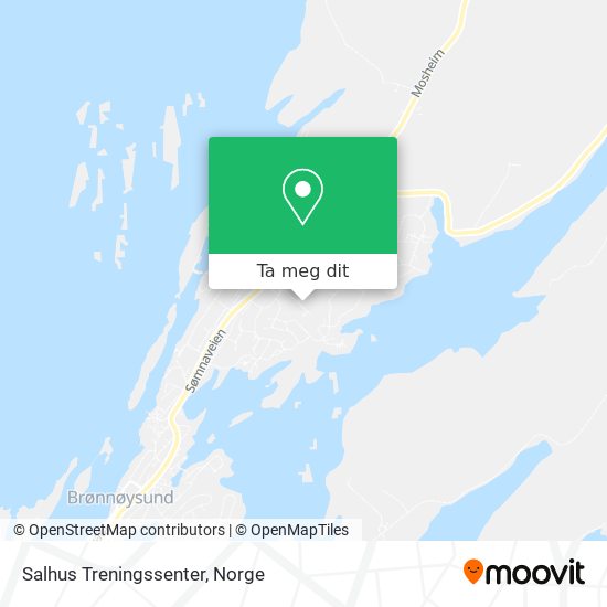 Salhus Treningssenter kart
