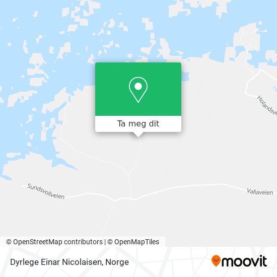 Dyrlege Einar Nicolaisen kart