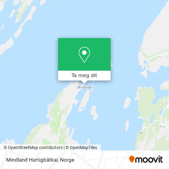 Mindland Hurtigbåtkai kart