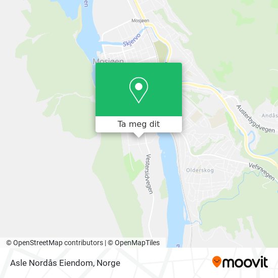 Asle Nordås Eiendom kart