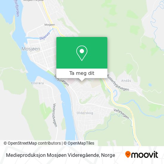 Medieproduksjon Mosjøen Videregående kart