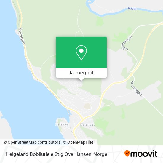 Helgeland Bobilutleie Stig Ove Hansen kart