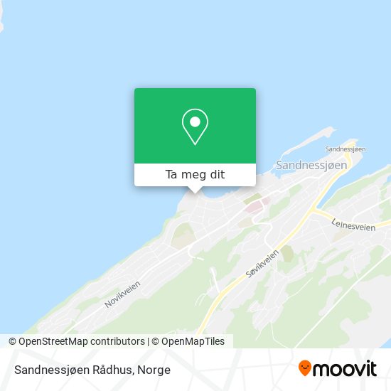 Sandnessjøen Rådhus kart
