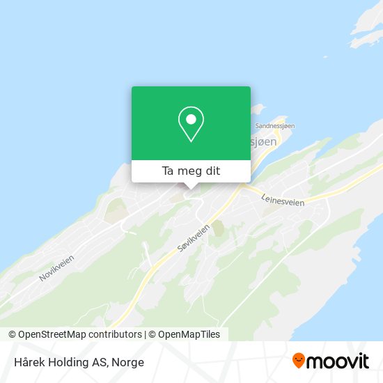 Hårek Holding AS kart