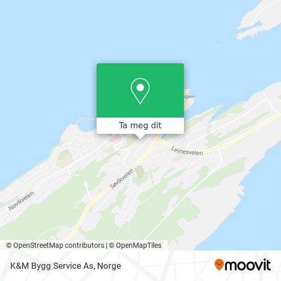 K&M Bygg Service As kart