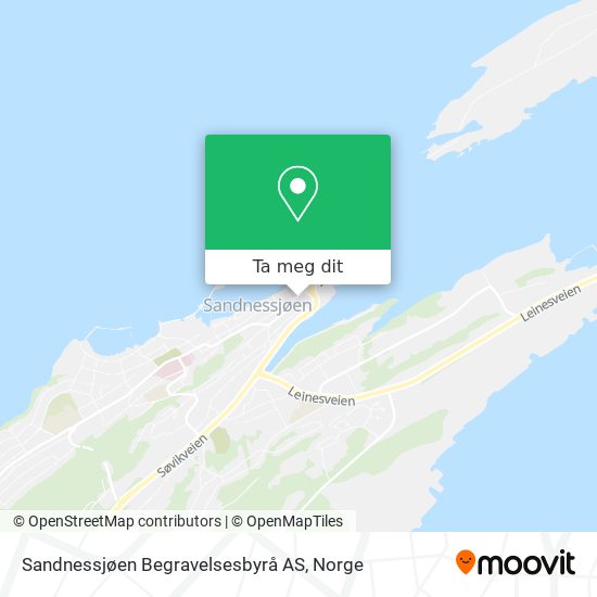 Sandnessjøen Begravelsesbyrå AS kart