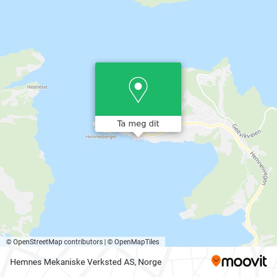 Hemnes Mekaniske Verksted AS kart