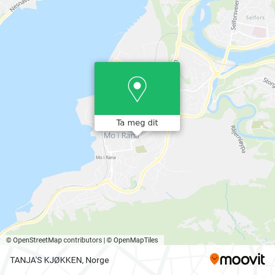 TANJA'S KJØKKEN kart