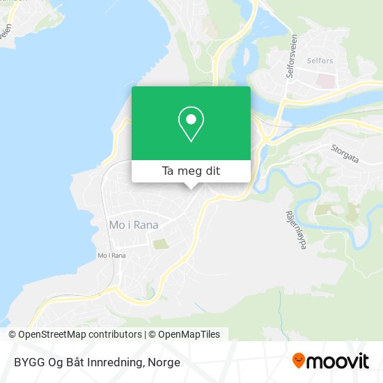 BYGG Og Båt Innredning kart