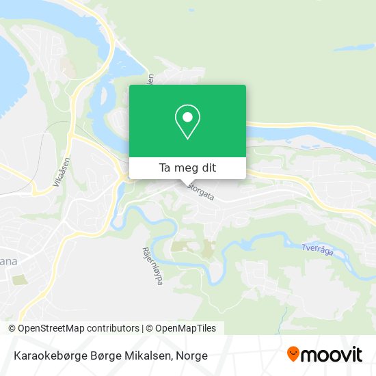 Karaokebørge Børge Mikalsen kart