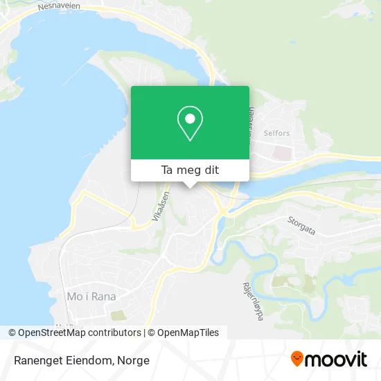 Ranenget Eiendom kart