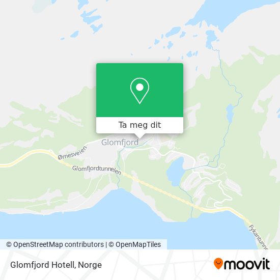 Glomfjord Hotell kart