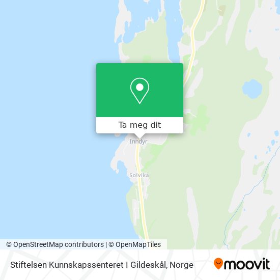Stiftelsen Kunnskapssenteret I Gildeskål kart