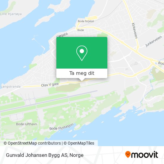 Gunvald Johansen Bygg AS kart