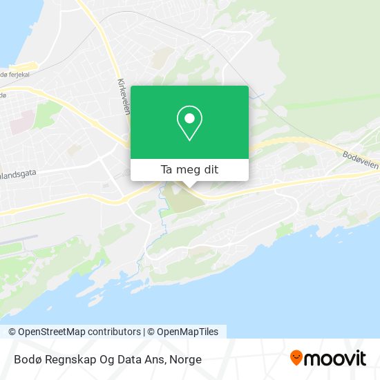 Bodø Regnskap Og Data Ans kart