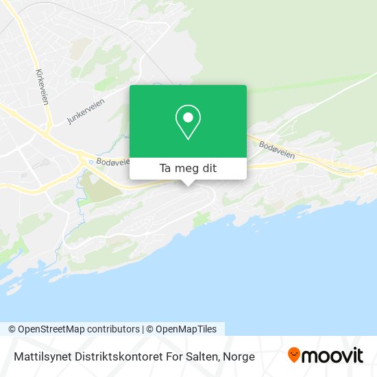 Mattilsynet Distriktskontoret For Salten kart
