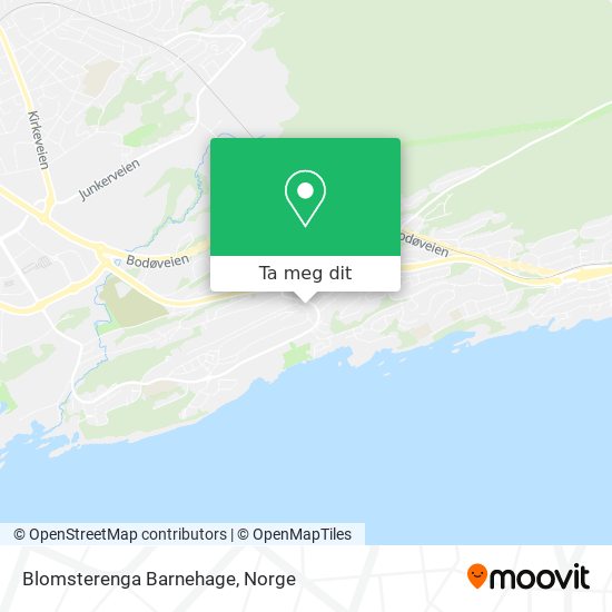 Blomsterenga Barnehage kart