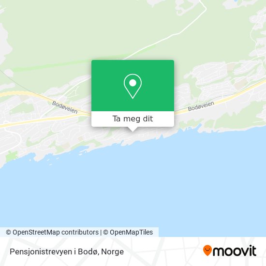 Pensjonistrevyen i Bodø kart