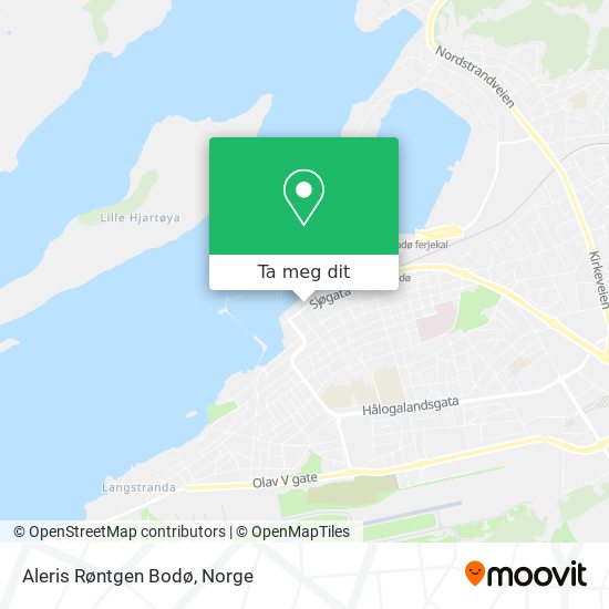 Aleris Røntgen Bodø kart