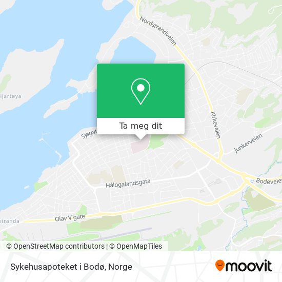 Sykehusapoteket i Bodø kart