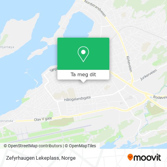 Zefyrhaugen Lekeplass kart