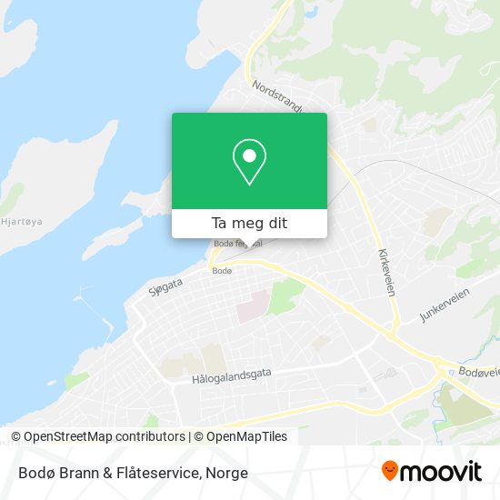 Bodø Brann & Flåteservice kart