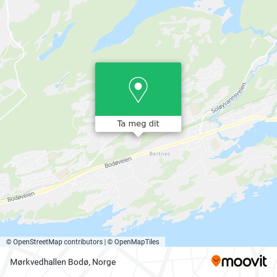 Mørkvedhallen Bodø kart