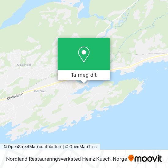 Nordland Restaureringsverksted Heinz Kusch kart