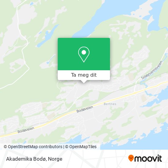Akademika Bodø kart