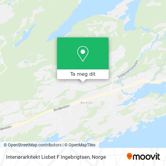 Interiørarkitekt Lisbet F Ingebrigtsen kart