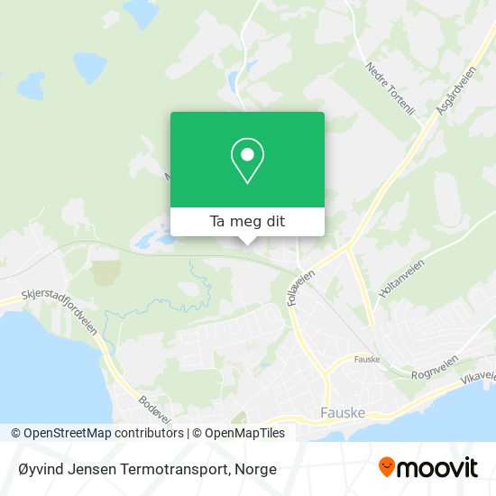 Øyvind Jensen Termotransport kart