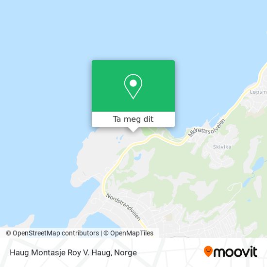 Haug Montasje Roy V. Haug kart