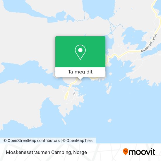 Moskenesstraumen Camping kart