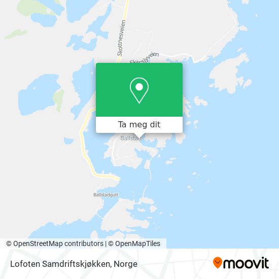 Lofoten Samdriftskjøkken kart