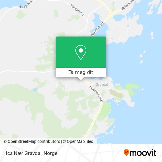 Ica Nær Gravdal kart
