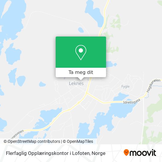 Flerfaglig Opplæringskontor i Lofoten kart