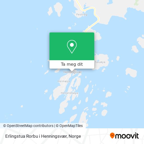 Erlingstua Rorbu i Henningsvær kart