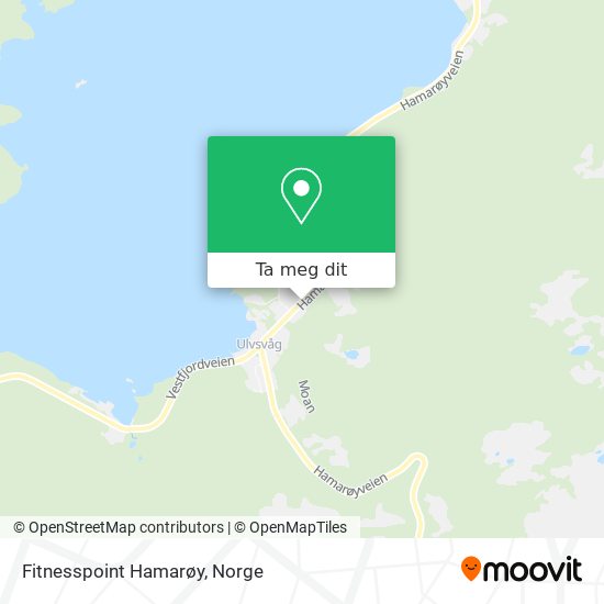 Fitnesspoint Hamarøy kart