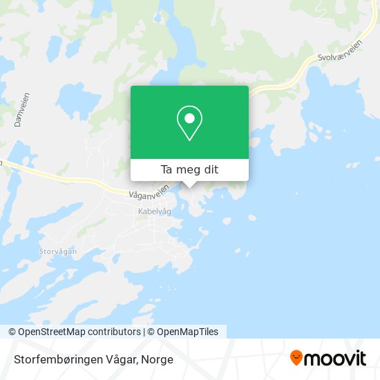 Storfembøringen Vågar kart