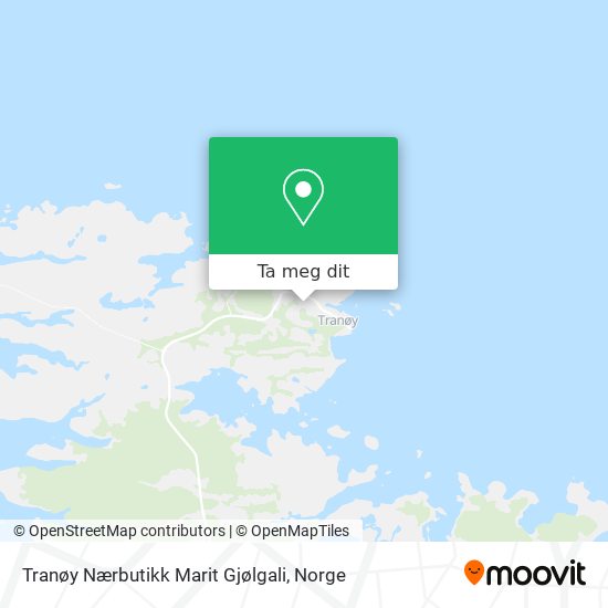 Tranøy Nærbutikk Marit Gjølgali kart