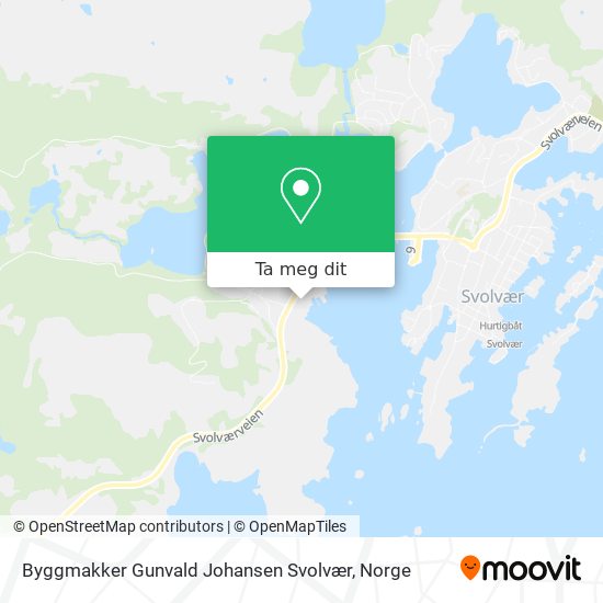 Byggmakker Gunvald Johansen Svolvær kart